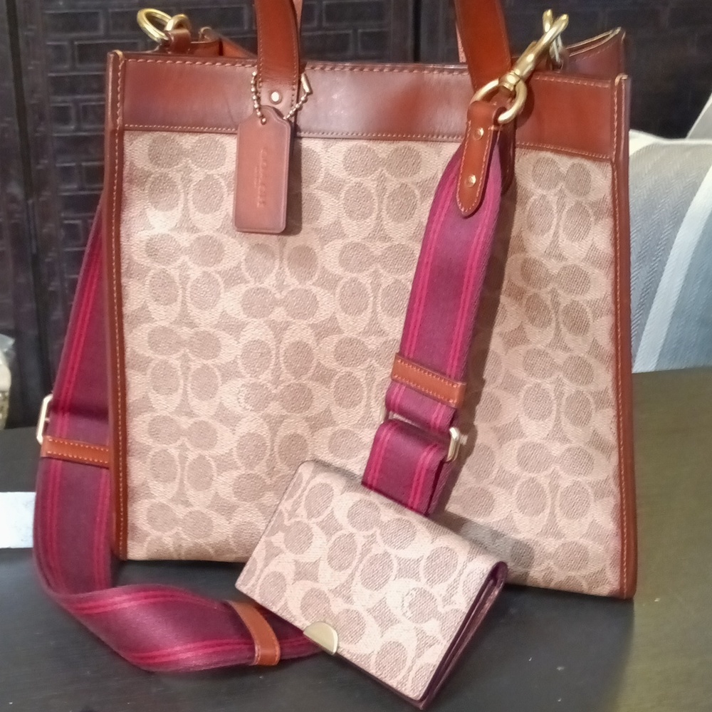 Coach Field Tote and Wallet